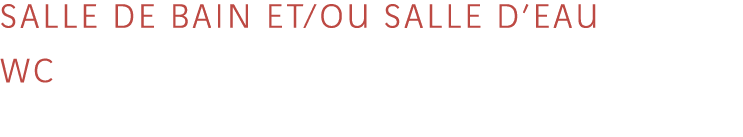 salle de bain et ou salle d eau wc 